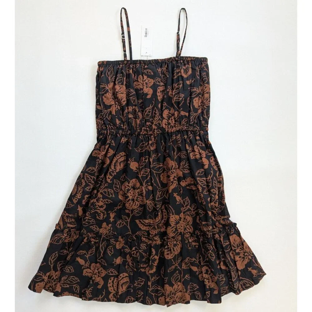 Janie & Jack Binabu Girls Floral Summer Sundress Size Age 12 Boho Style NEW - Picture 4 of 12